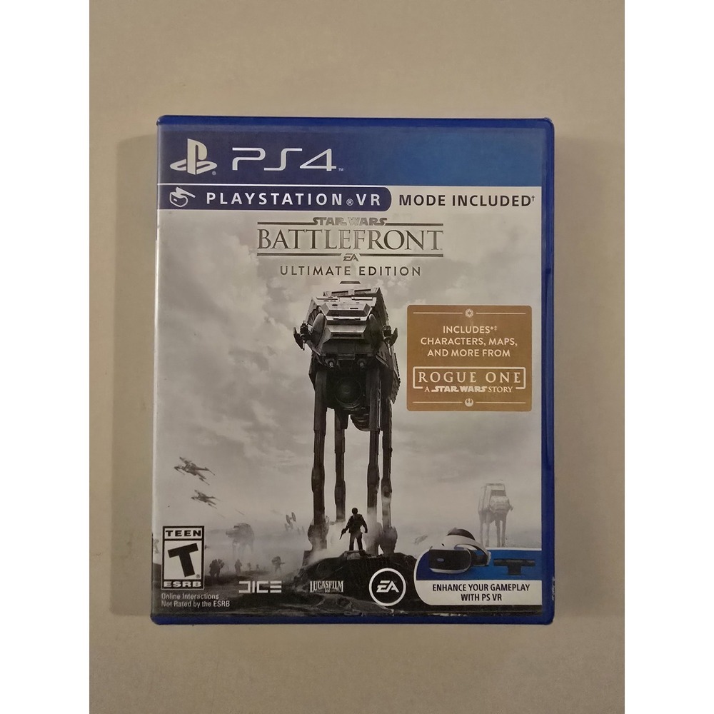 Star Wars: Battlefront - Ultimate Edition PS4 (Sony PlayStation 4, 2016)